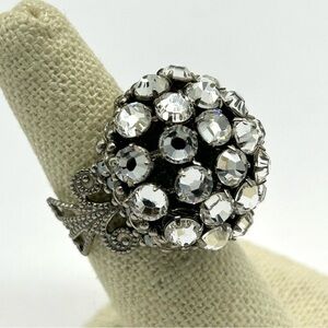 Sorrelli Crystal Cluster Band Ring